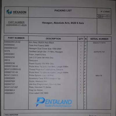 hexagon-romer-absolute-scanning-arm-8520-packing-list